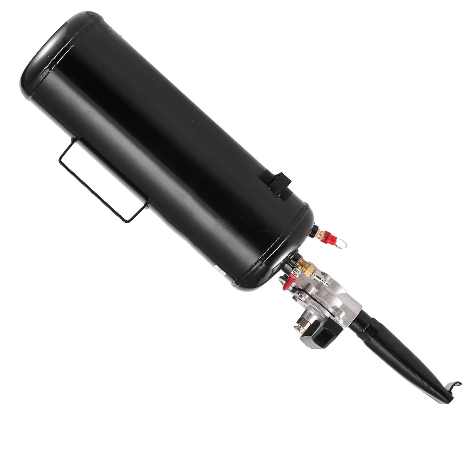 Front. VEVOR - Portable Tire Bead Seater, 2.1 Gal / 8 L Air Bead Blaster, Handheld Tire Inflator Tool, 87-116 PSI Operating Pressure - Black.