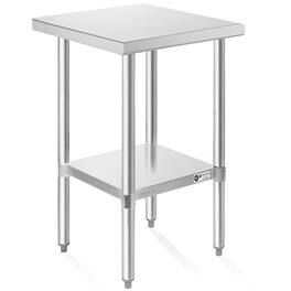 KUTLER - NSF Commercial Stainless Steel Table for Kitchen Prep and Work - Silver