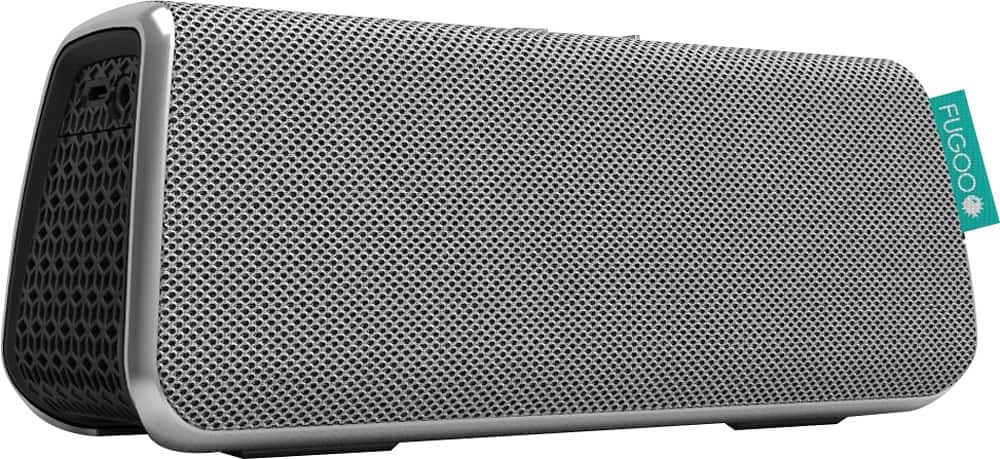 Left. FUGOO - Style Waterproof Bluetooth Wireless Speaker - Silver.