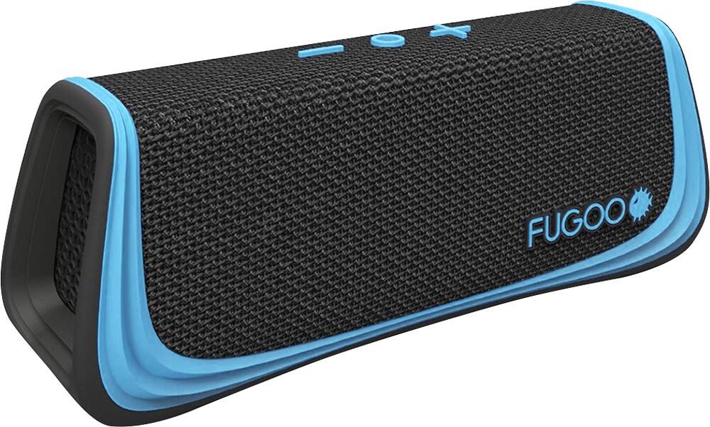 Left. FUGOO - Sport Waterproof Bluetooth Speaker - Black/Blue.
