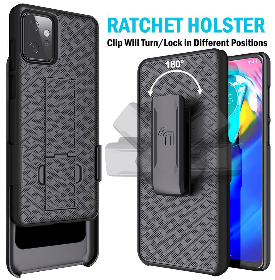 RATCHET HOLSTER  
Clip Will Turn/Lock in Different Positions  
180°