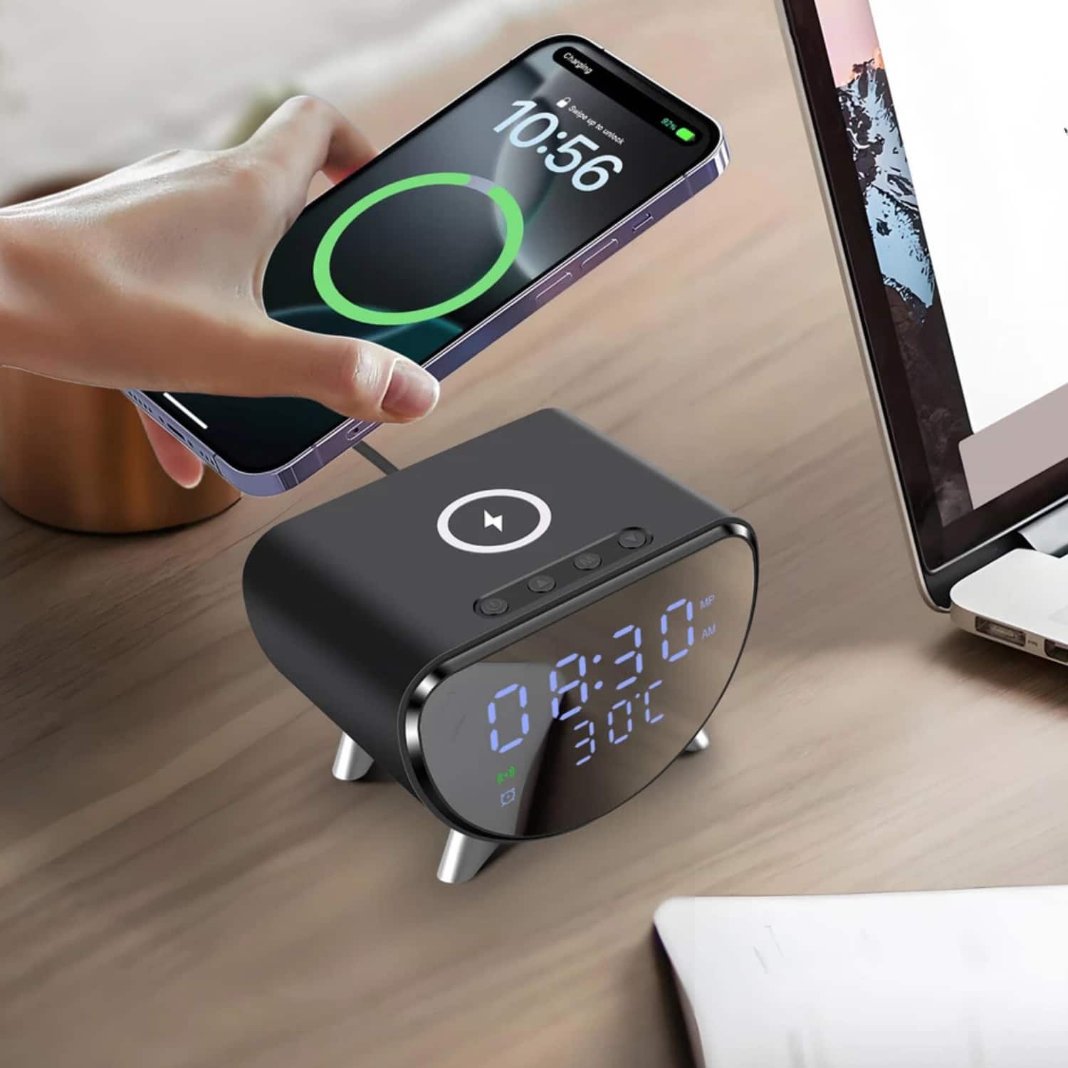 Charging Swipe - - -2% - 10:56 MP AM 08:30 300