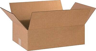 National Brand - 18" x 12" x 6" Standard Shipping Boxes, 32 ECT, 25/Bundle - Kraft