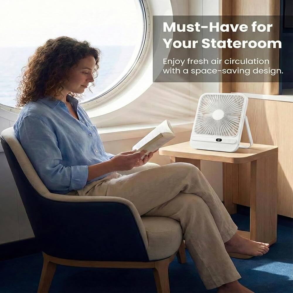 Must-Have for Your Stateroom

Enjoy fresh air circulation with a space-saving design.