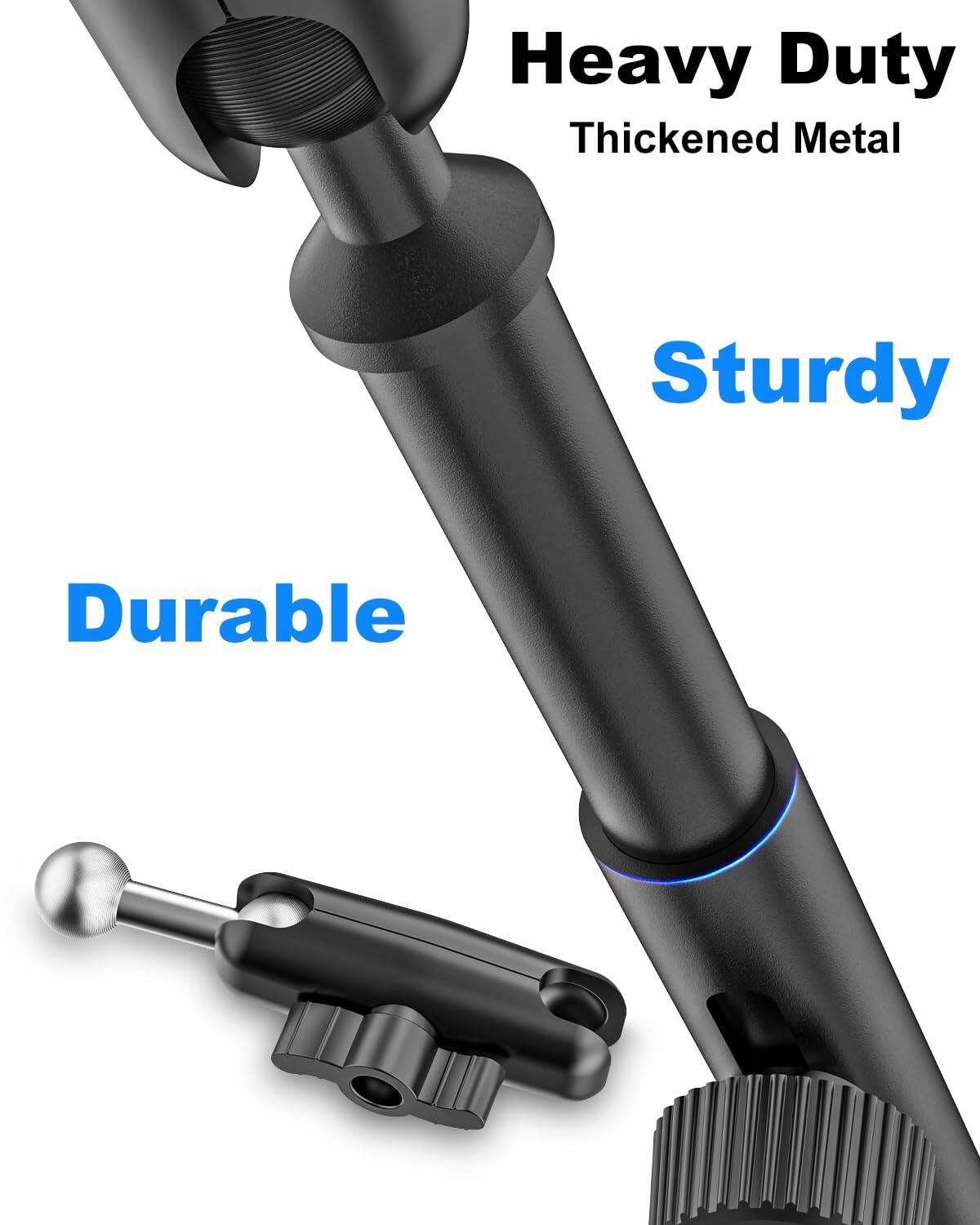 Heavy Duty  
Thickened Metal  
Sturdy  
Durable