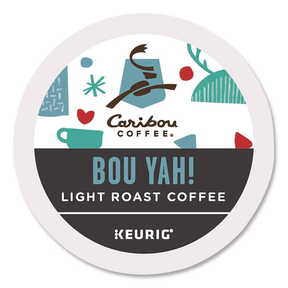 Caribou Coffee  
BOU YAH!  
Light Roast Coffee  
Keurig