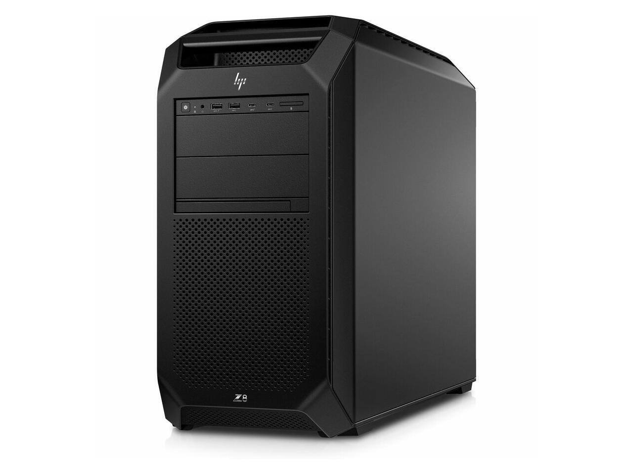 Alt View 2. HP - HP Z8 Fury G5 - Xeon w7-3545 - 16GB - 512GB SSD - Win 11 Pro - RTX 2000 16GB - BG9C7UT#ABA - Black.