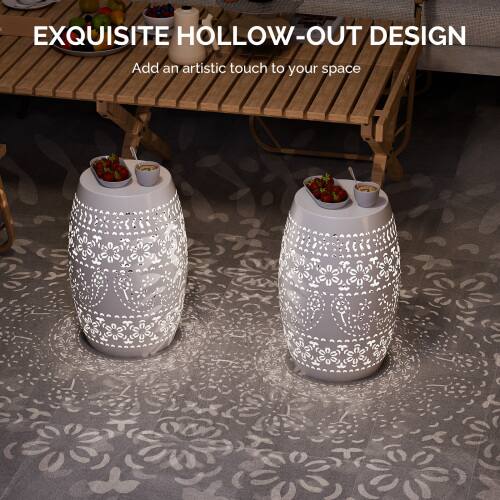 EXQUISITE HOLLOW-OUT DESIGN  
Add an artistic touch to your space