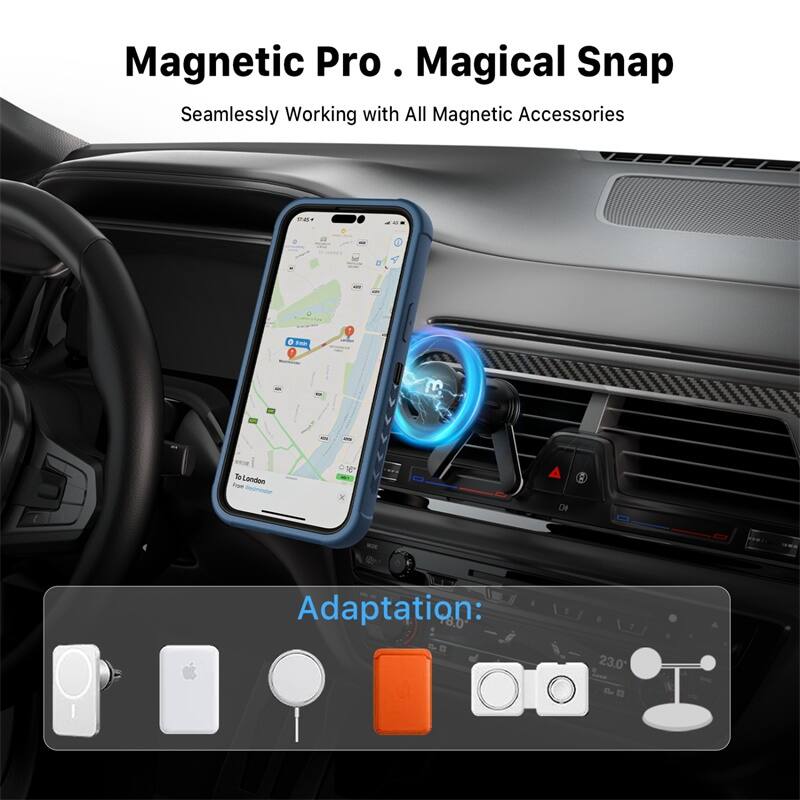 Magnetic Pro . Magical Snap Seamlessly Working with All Magnetic Accessories Adaptation: