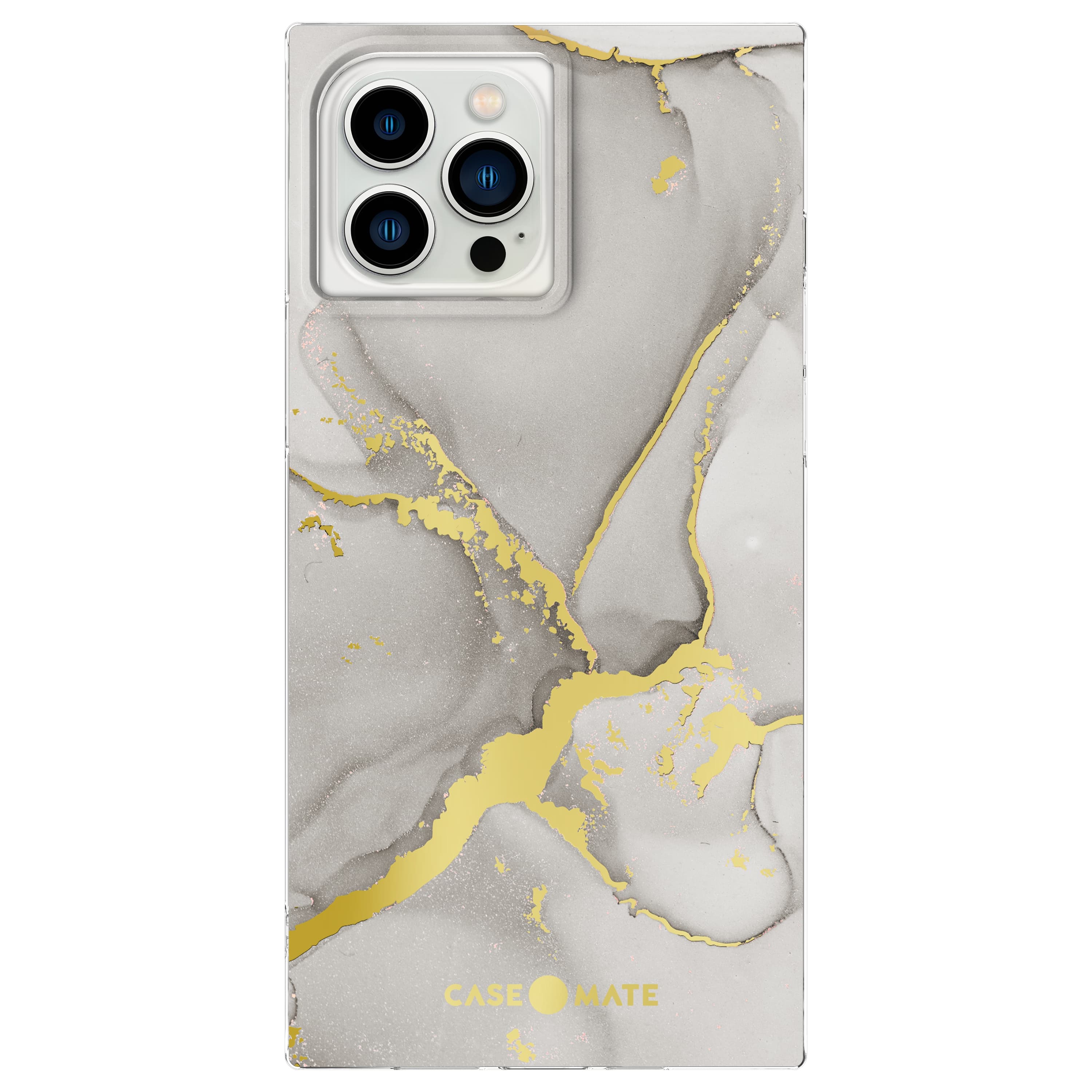 Front. Case-Mate - Blox Softshell Case for iPhone 13 Pro Max - Fog Marble.
