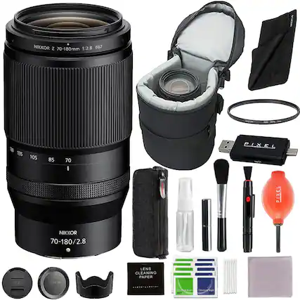 NIKKOR Z 70-180mm 1:2.8 $67
190 135 105 85 70 PIXEL E L 1005 PIXEL
NIKKOR 70-180/2.8
NIXKOR NEL LENS CLEANING PAPER
ia sp Cheariogige m
