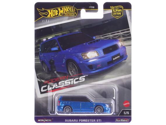 Hot Wheels
Premium
Hot Wheels Car Culture
Modern Classics
Subaru Forester STi
5/5
Metal/Metal
Real Riders
Mattel
FPY86