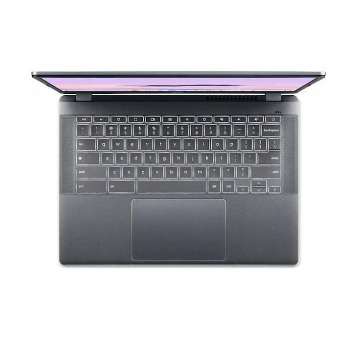 Left. Acer - Chromebook Plus 514 - AMD Ryzen 3 - 256GB Storage - CBE574-1T-R8T7 - Silver.