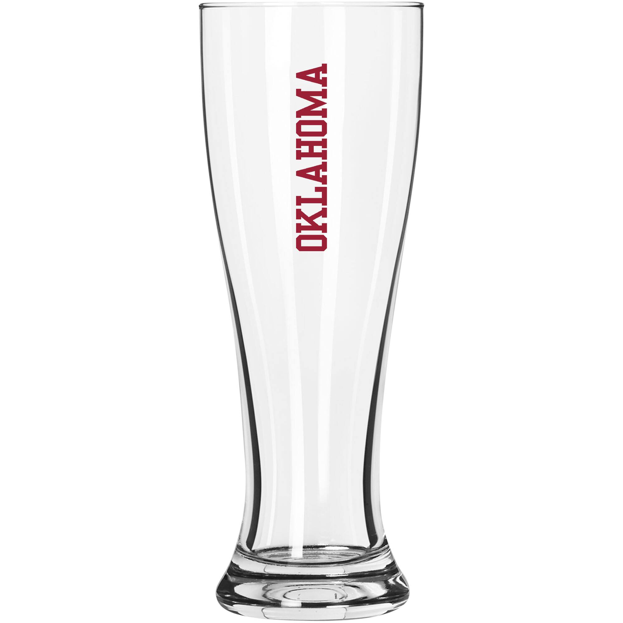 Alt View 1. Logo Brands - Oklahoma Sooners 16oz. Game Day Pilsner Glass - Multicolor.