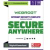 Webroot - Complete Internet Security + Antivirus Protection (10 Devices) (1-Year Subscription) - Android, Apple iOS, Chrome, Mac OS, Windows [Digital]