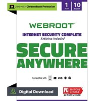Webroot - Complete Internet Security + Antivirus Protection (10 Devices) (1-Year Subscription) [Digital] - Front_Zoom