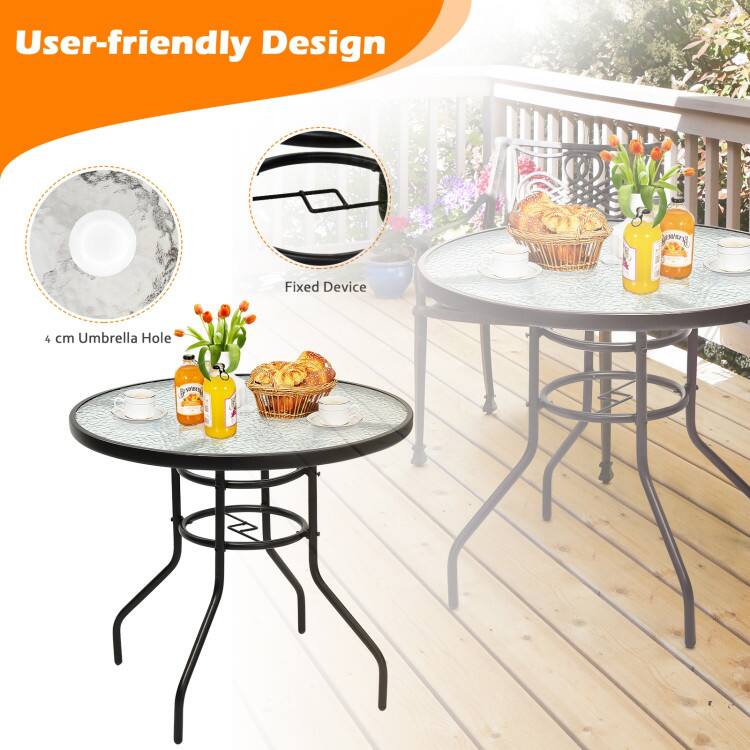 User-friendly Design  
Fixed Device  
4 cm Umbrella Hole