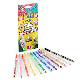 Crayola - Silly Scents Smash Ups Colored Pencils 12 Count