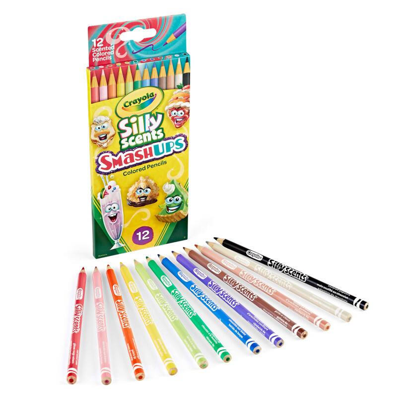 12 Scented Colored Pencils  
Crayola Silly Scents Smashups  
Colored Pencils