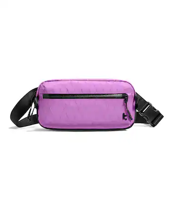 Front. tomtoc - Aviator-T35 2.5L X-Pac Sling Bag with RFID Blocking, Minimalist Crossbody Bag Chest Shoulder Pack for Travel, Everyday - Mulberry.