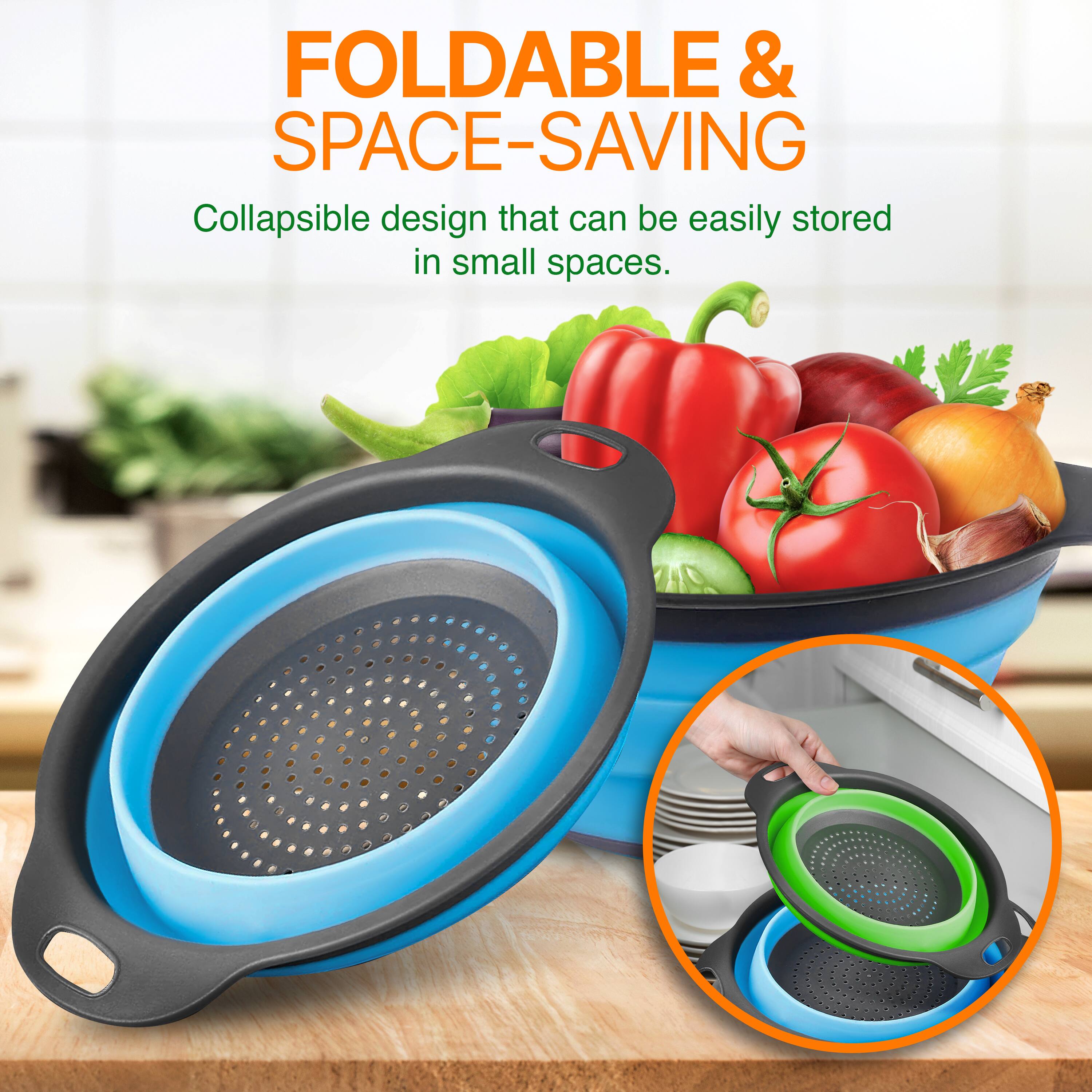 FOLDABLE & SPACE-SAVING  
Collapsible design that can be easily stored in small spaces.