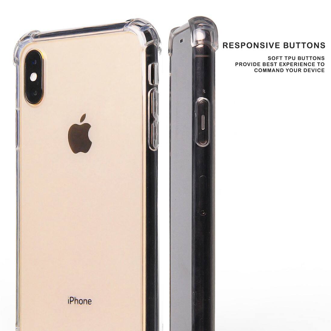 RESPONSIVE BUTTONS  
SOFT TPU BUTTONS PROVIDE BEST EXPERIENCE TO COMMAND YOUR DEVICE  
iPhone