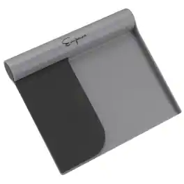 Empava - 6-in Multi-Purpose Bowl Scraper Dough Chopper - Cake, Pizza Cutter - Pastry Bread Separator Scale Knife - Black & Grey