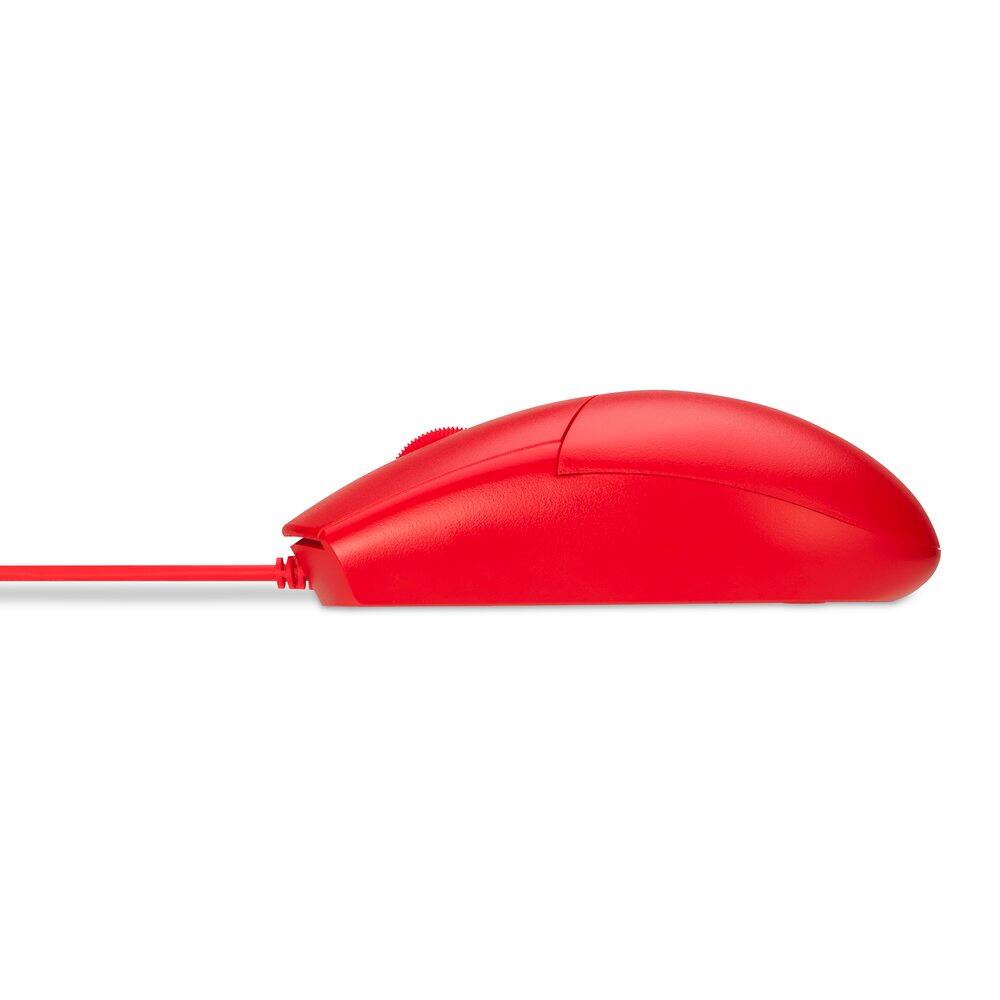 Angle. Kensington - Kensington Pro Fit Wired Washable Mouse – IP67 Waterproof & MIL-STD-810H Tested – Red - Red.