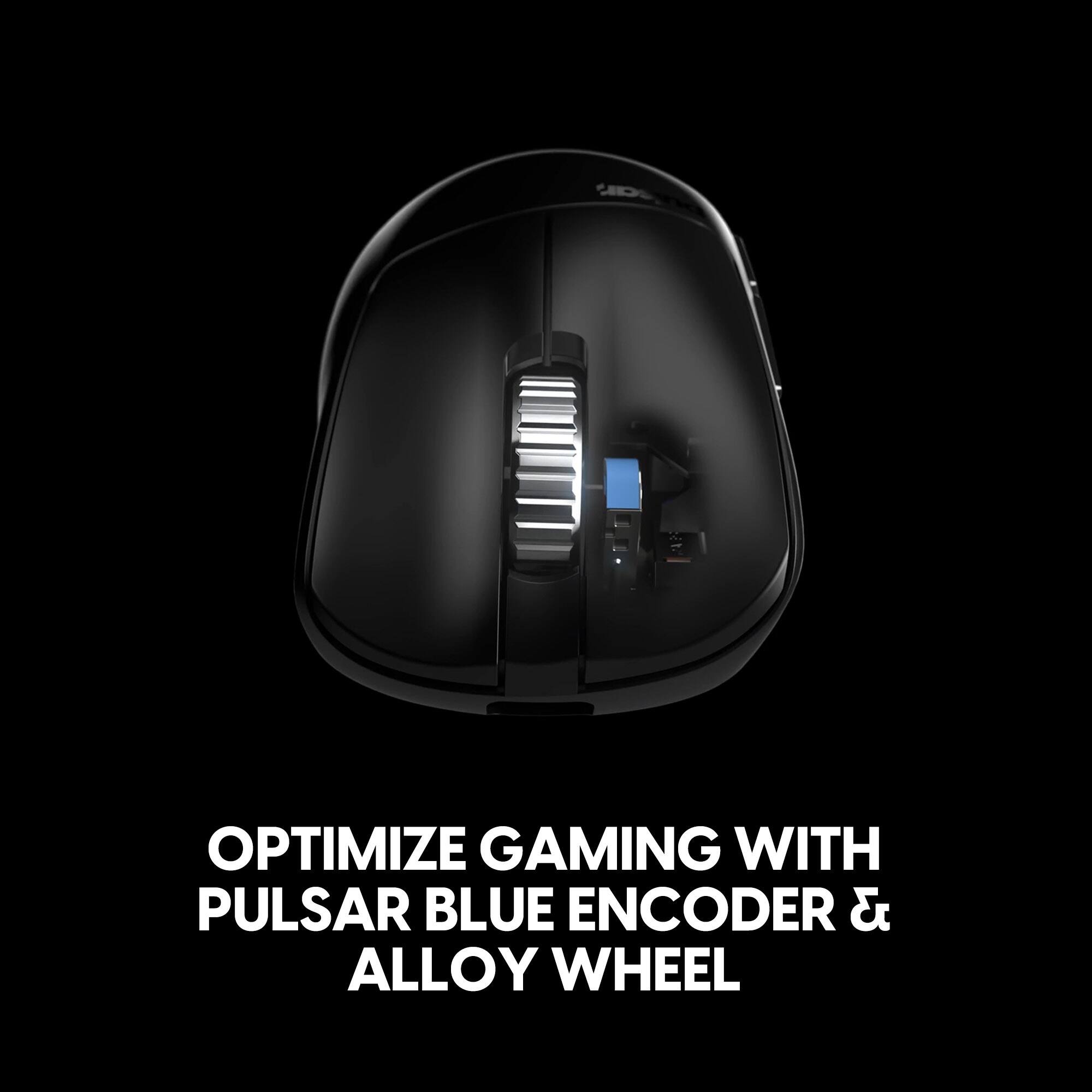 OPTIMIZE GAMING WITH PULSAR BLUE ENCODER & ALLOY WHEEL