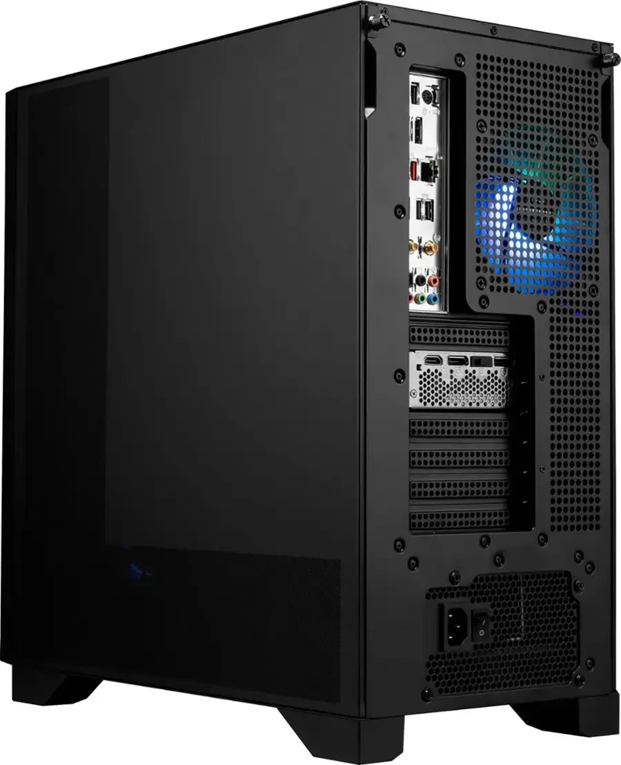 Alt View 8. MSI - Aegis R2 Gaming Desktop - Intel Core i9-14900F - 32GB Memory - NVIDIA GeForce RTX 5070Ti - 2TB SSD - Black - Black.