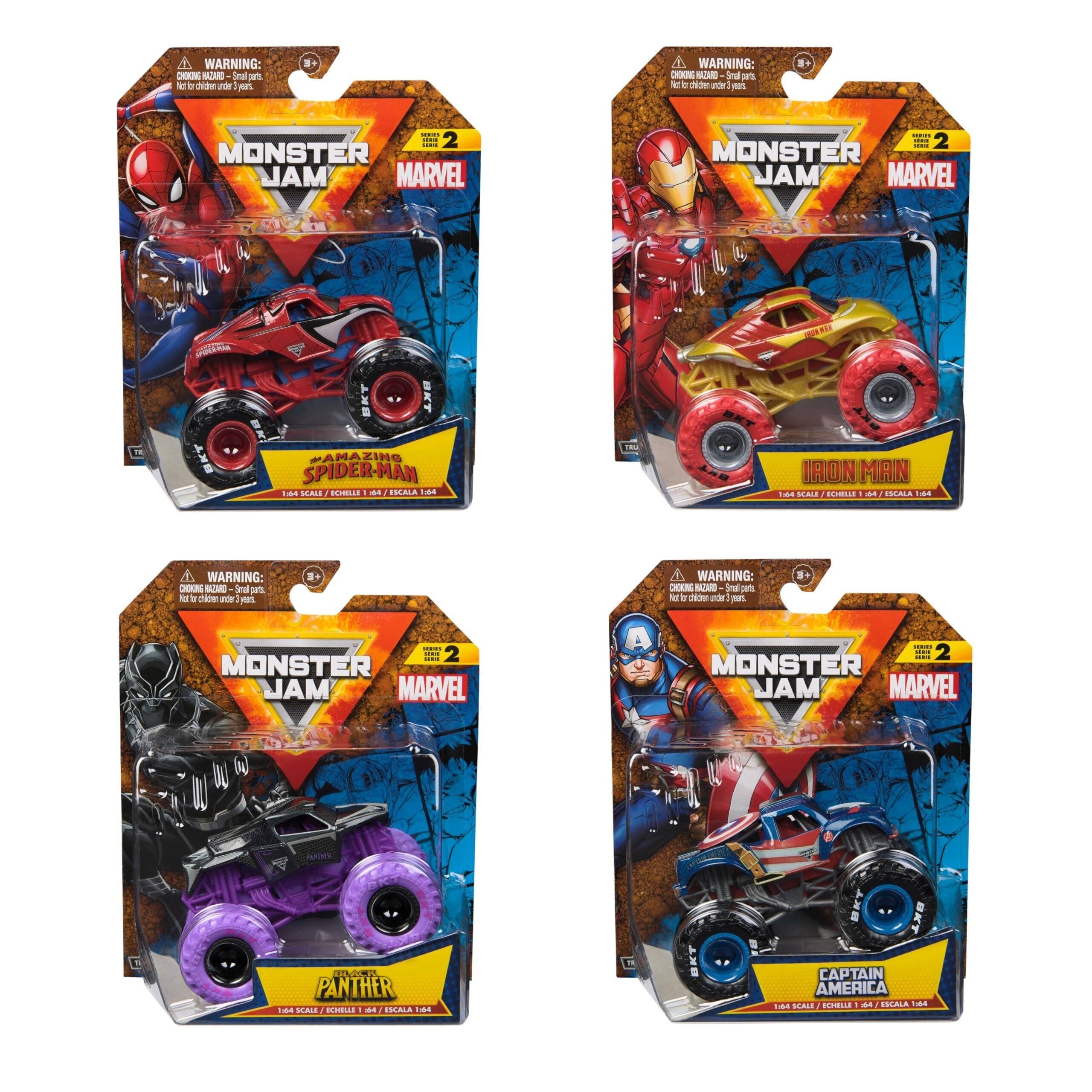 WARNING: CHOKING HAZARD Small parts Not for children under 3+ years

WARNING: CHOKING HAZARD Small parts Not for children under 3+ years

SERIES - SARIN 2 MONSTER JAM MARVEL

MOREN SERIE 2 - MONSTER JAM MARVEL

#AMAZING SPIDER-MAN 1:64 SCALE SCHELLE 64 ESCALA 1:64

WARNING: CHOKING HAZARD Small parts Not for children under 3+ years

WARNING: CHOKING HAZARD Small parts Not for children under 3+ years

sames SAVIN $55018 2 MONSTER JAM MARVEL

SERVING SERIE 2 ... MONSTER JAM MARVEL

BLACK PANTHER 1:04 SCALE - ICHILLI | + ESCALA 1:04

CAPTAIN AMERICA SCHELLE  ESCALA bail  SCALE