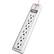 Front. APC - 6-Outlet Surge Protector - Beige.