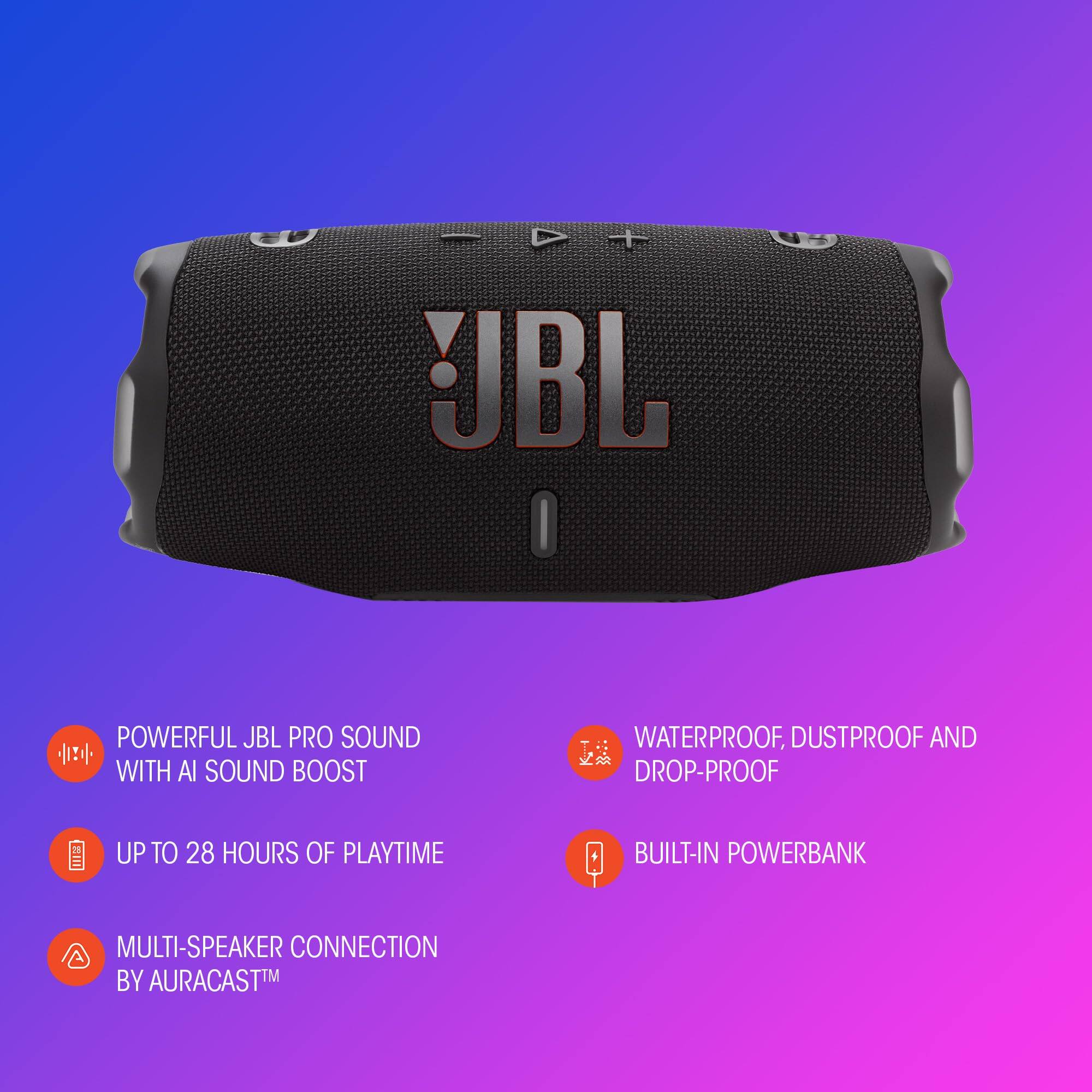JBL Charge 6 Portable Wireless Speaker 2025 Teal JBLCHARGE6TBLUAM