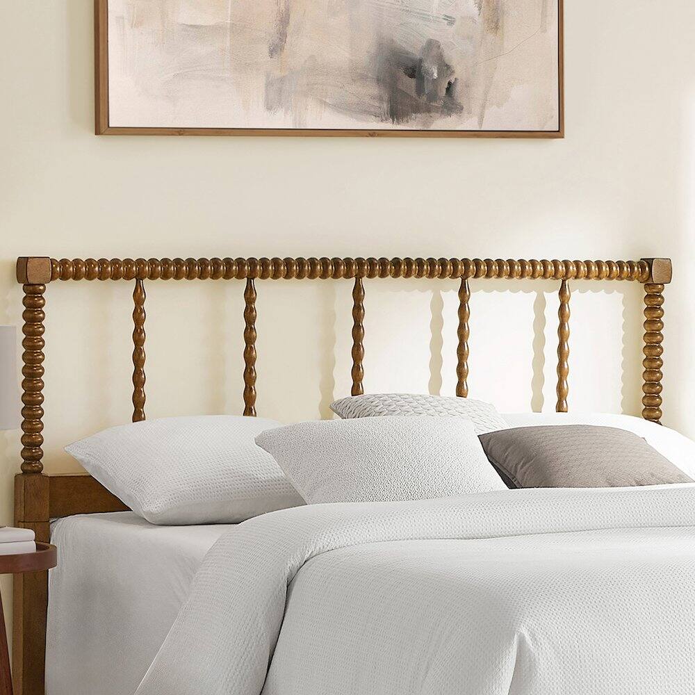 Alt View 2. Crosley Furniture - Lucille Queen Headboard Brown - Brown.