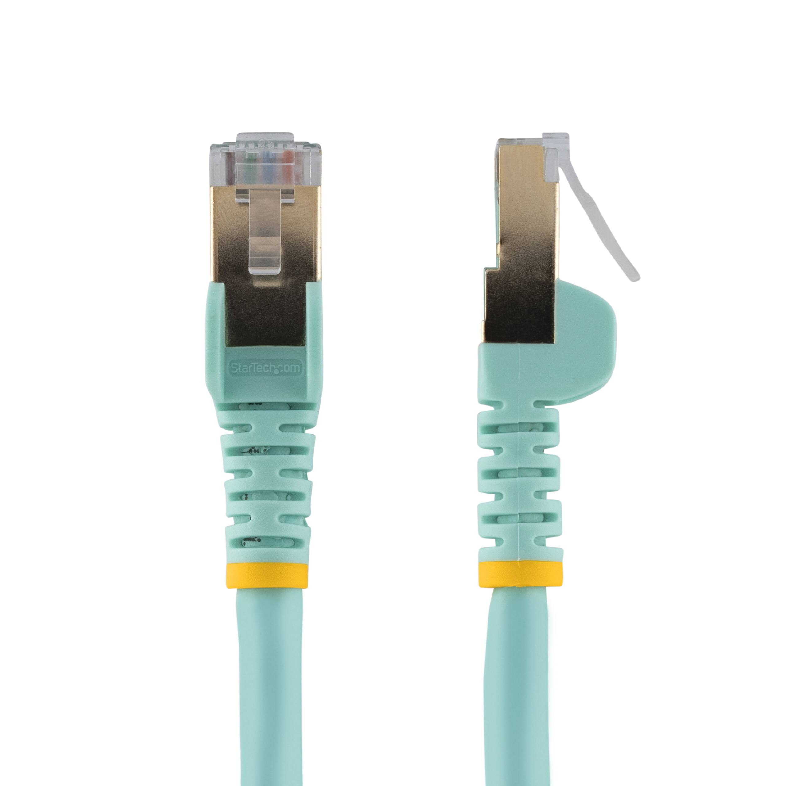StarTech.com 10ft CAT6a Ethernet Cable 10 Gigabit Shielded Snagless ...