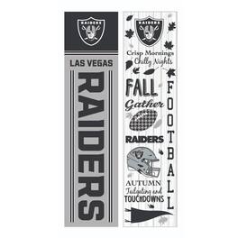 Evergreen Enterprises - Las Vegas Raiders 47" Double Sided Fall Leaner Fan Sign - Multicolor