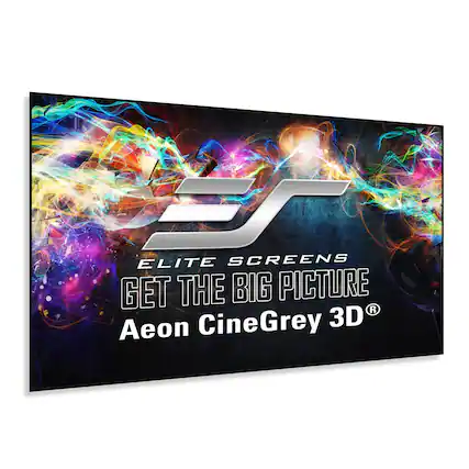 ELITE SCREENS
GET THE BIG PICTURE
Aeon CineGrey 3D