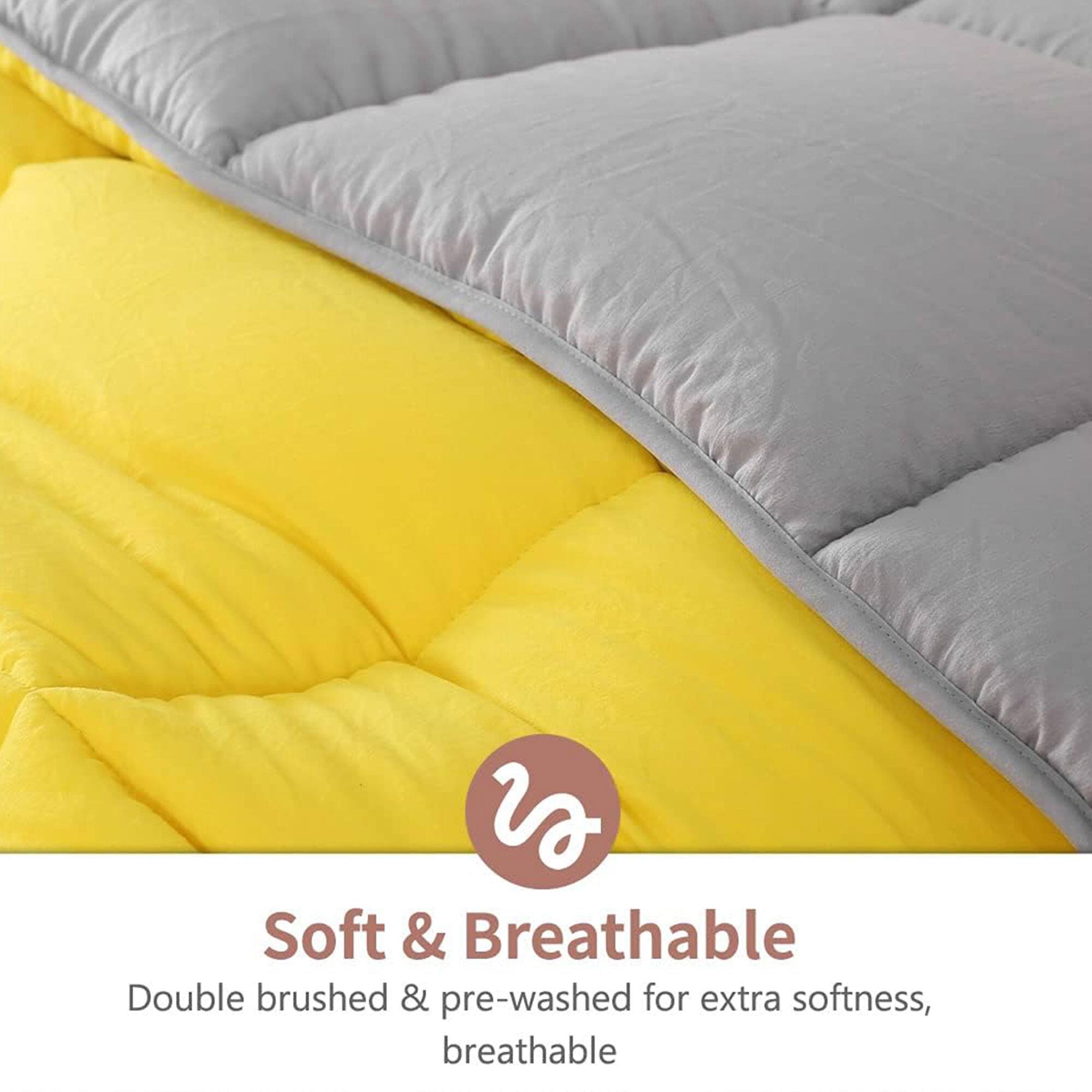Soft & Breathable  
Double brushed & pre-washed for extra softness, breathable