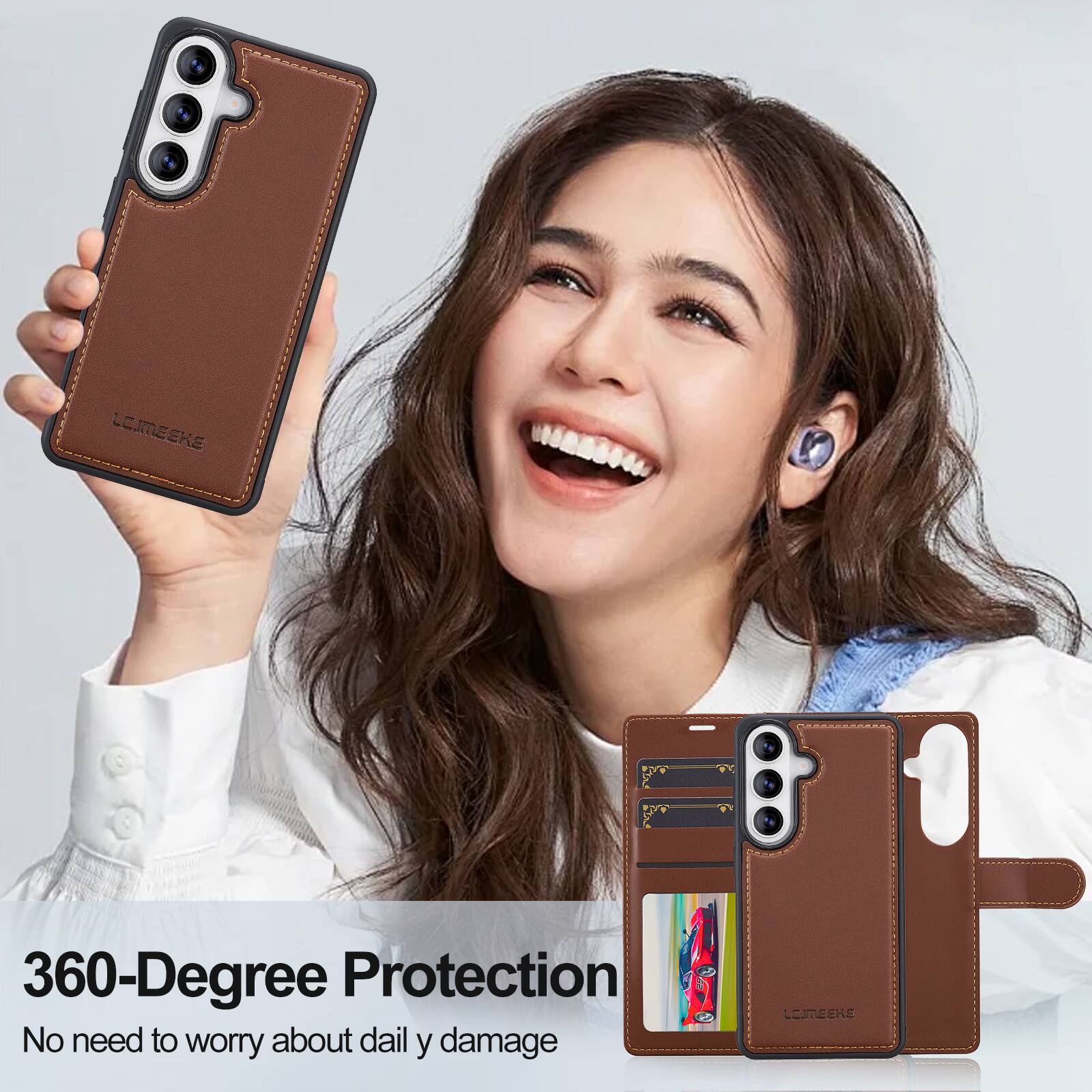 LEIMEIKE  
360-Degree Protection  
No need to worry about daily damage