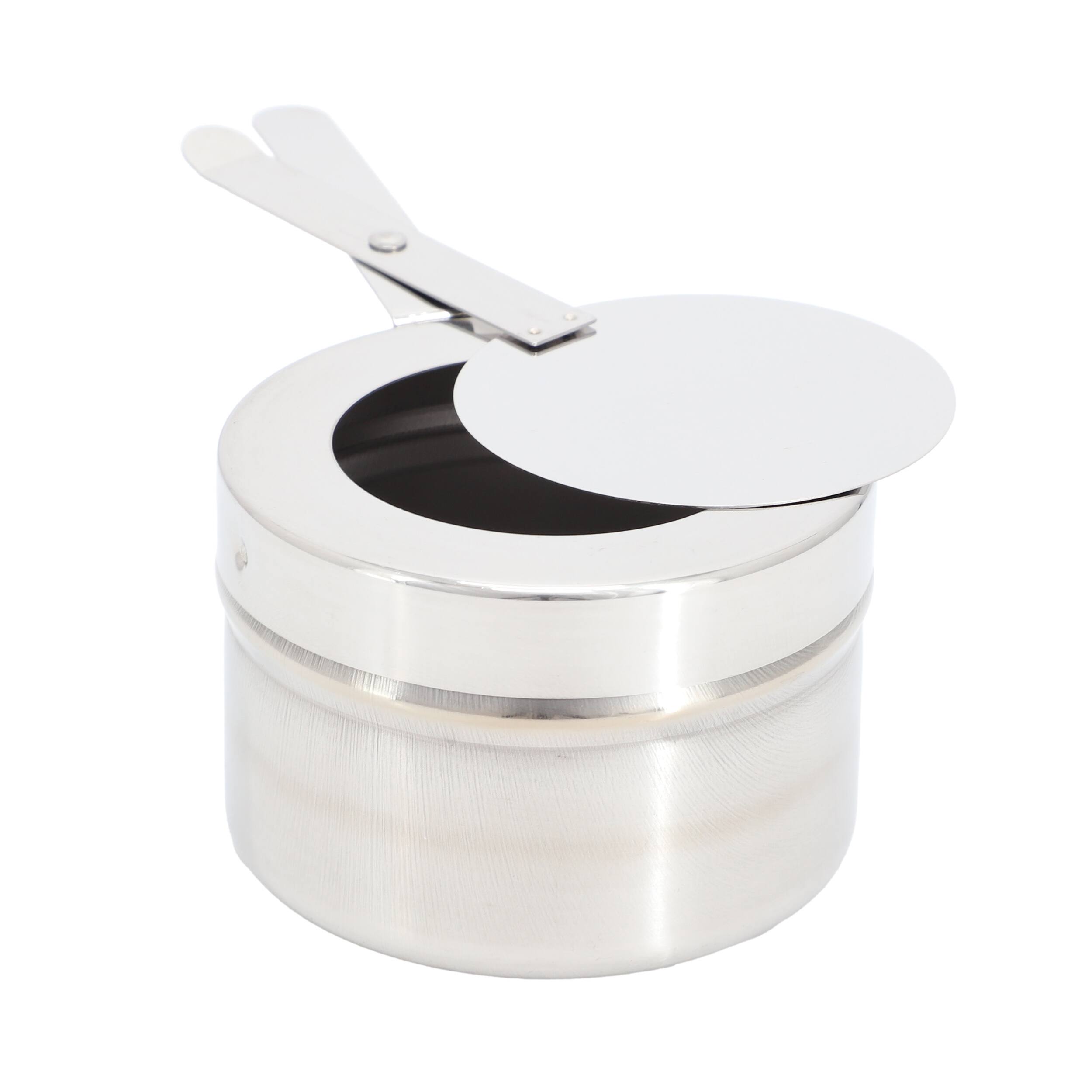 Alt View 3. MegaChef - MegaChef 7.4 Quart Round Stainless Steel Soup Professional Chafing Dish/Food Warmer/Buffet Server Serving Trays - Silver.