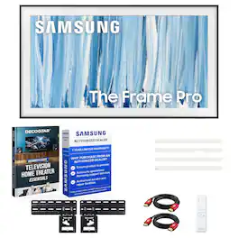 Bundle - Samsung - 55" Class The Frame Pro Neo QLED 4K TV (2026) +The Frame Customizable Bezel Pack