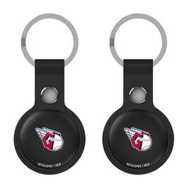Keyscaper - Cleveland Guardians Two-Pack AirTag Holders - No Size - Black