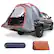 Front. Costway - 6.4' -6.7' Full Size Regular Bed Truck Tent Pickup Carry Bag Outdoor Travel - Orange + Silver.