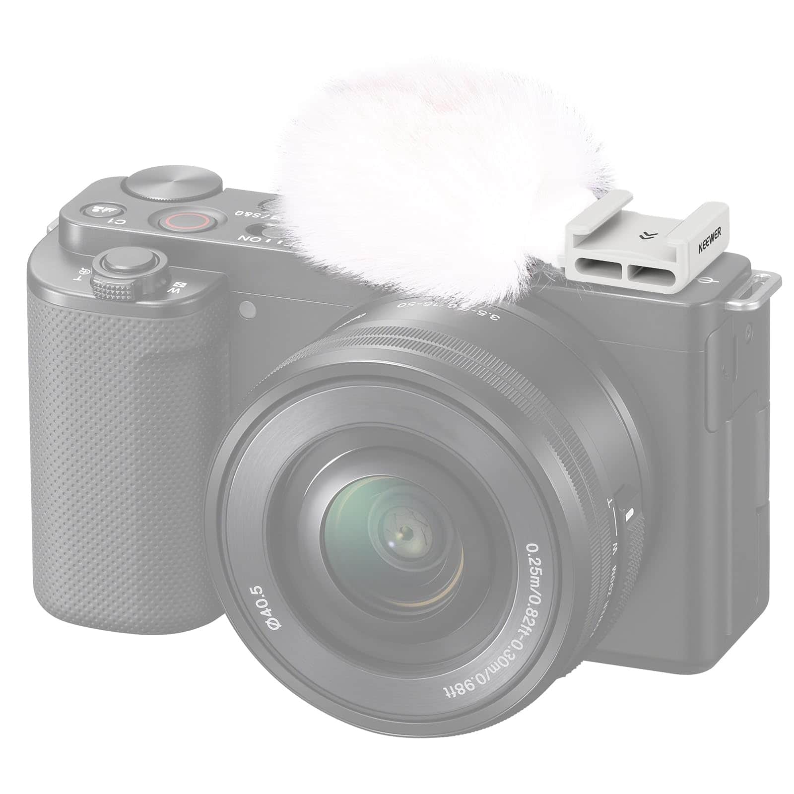 Neewer - Cold Shoe Windscreen for Sony ZV Series, White price history on PriceWatchPro