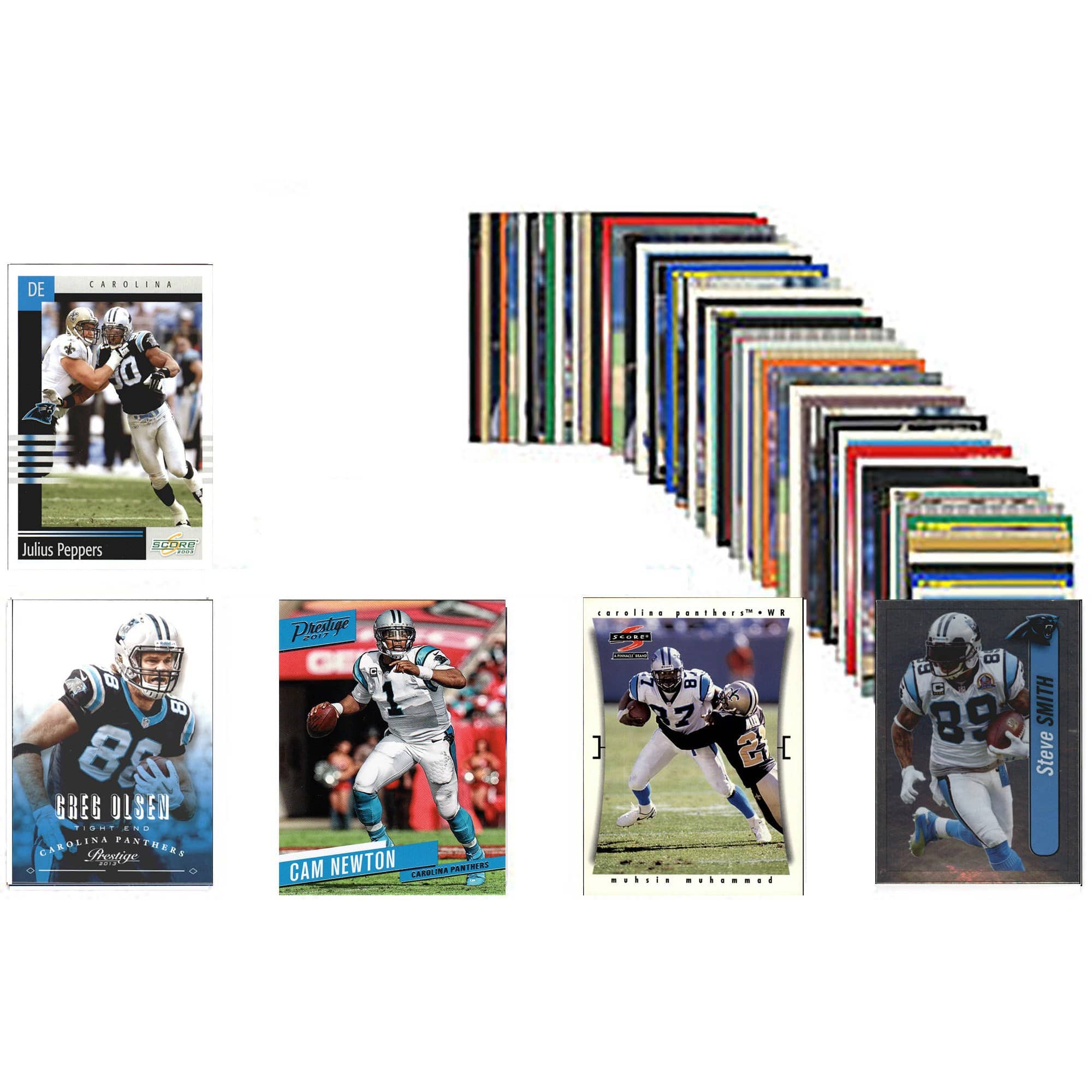 C&I Collectibles - Carolina Panthers Trading Card 50-Count Set - Multicolor price history on PriceWatchPro