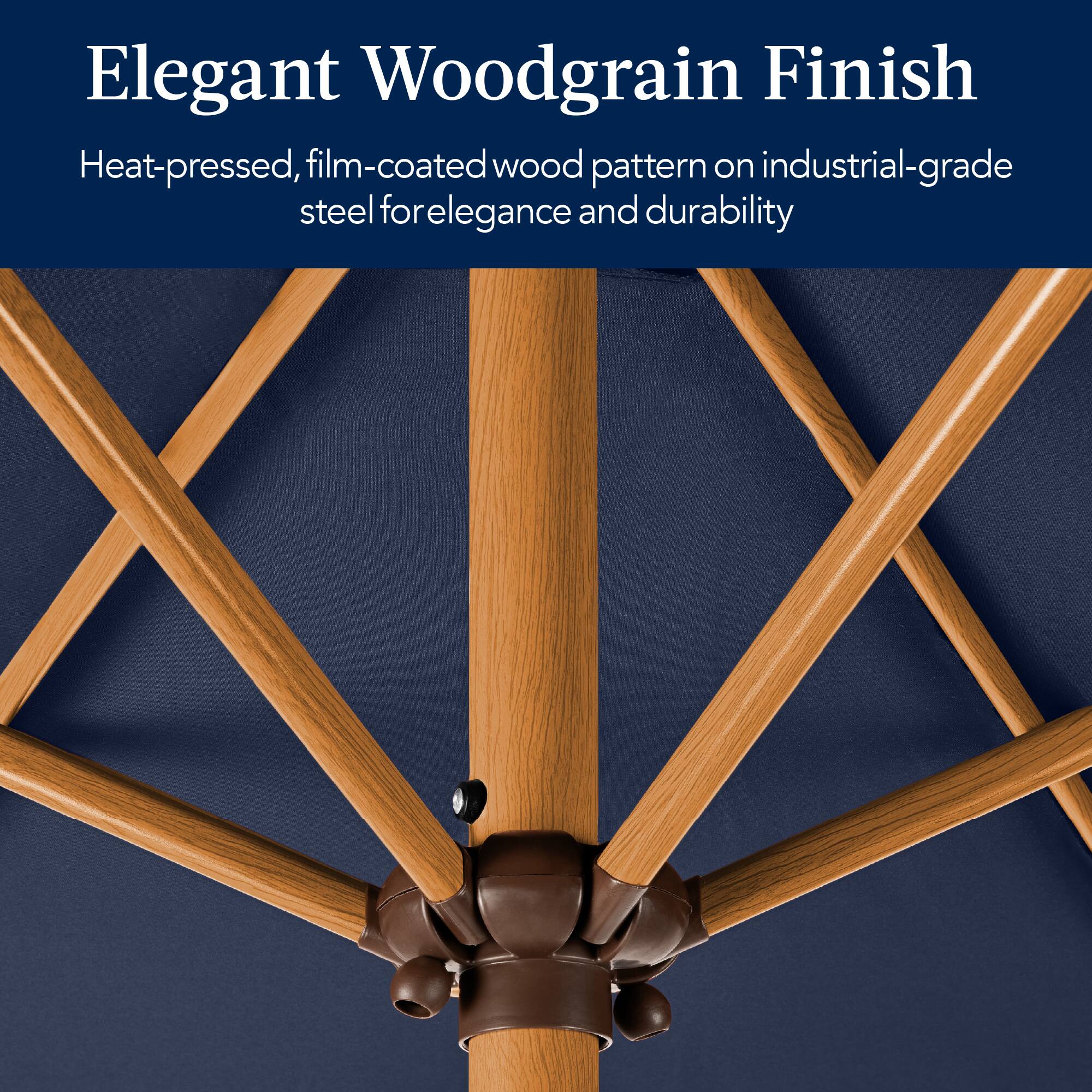 Elegant Woodgrain Finish

Heat-pressed, film-coated wood pattern on industrial-grade steel for elegance and durability.