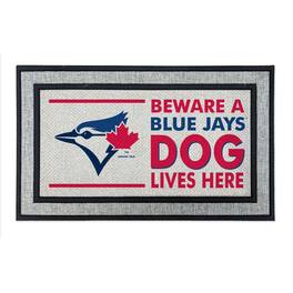 Jardine - Toronto Blue Jays 18" x 30" Indoor/Outdoor Team Dog Lives Here - Multicolor