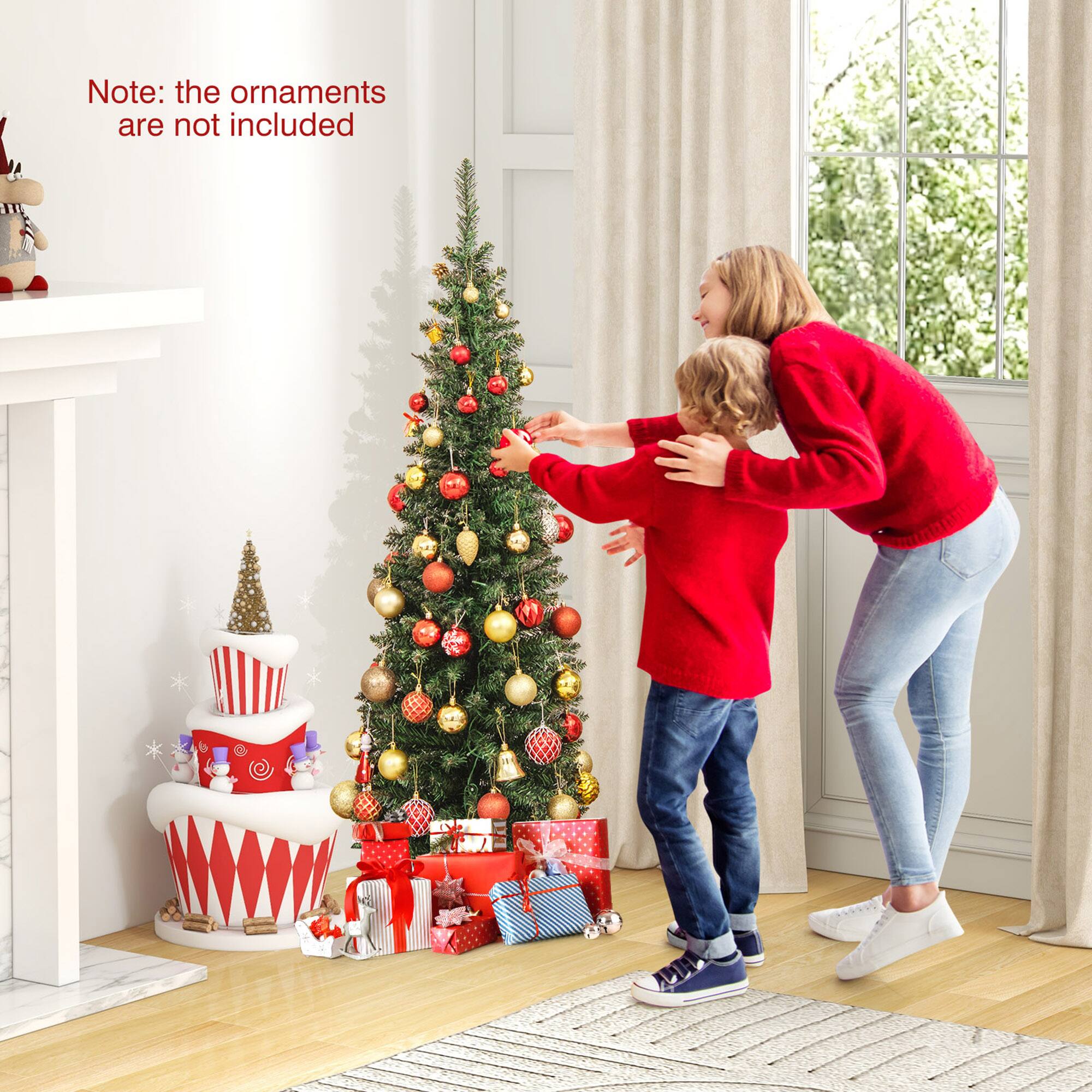 Note: the ornaments are not included