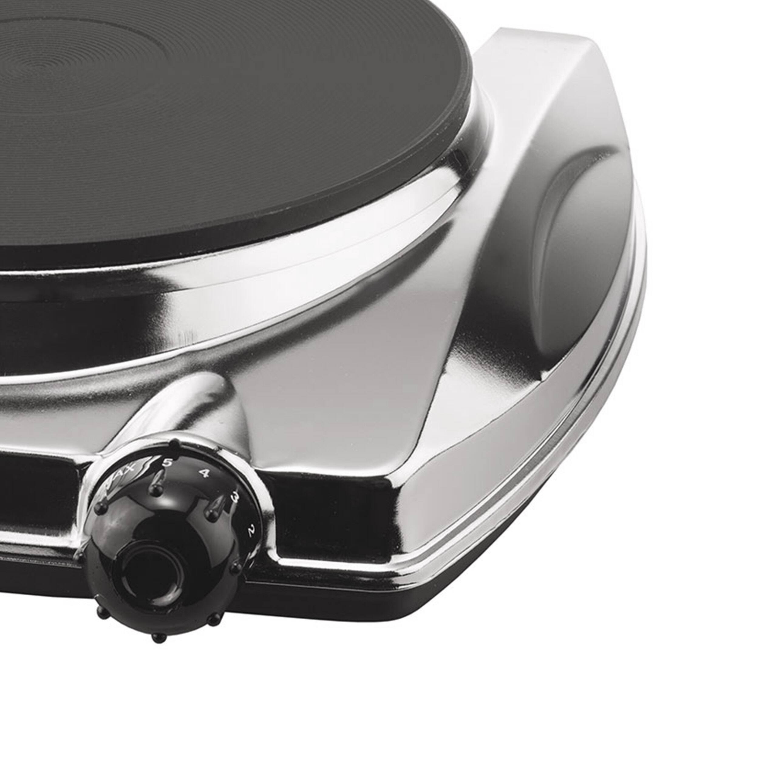 Left. Brentwood - Brentwood Electric 1000W Single Hotplate in Chrome - Chrome.