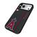 Alt View 1. Keyscaper - Los Angeles Angels iPhone Magnetic Bump Case - 16 Pro Max - Black.